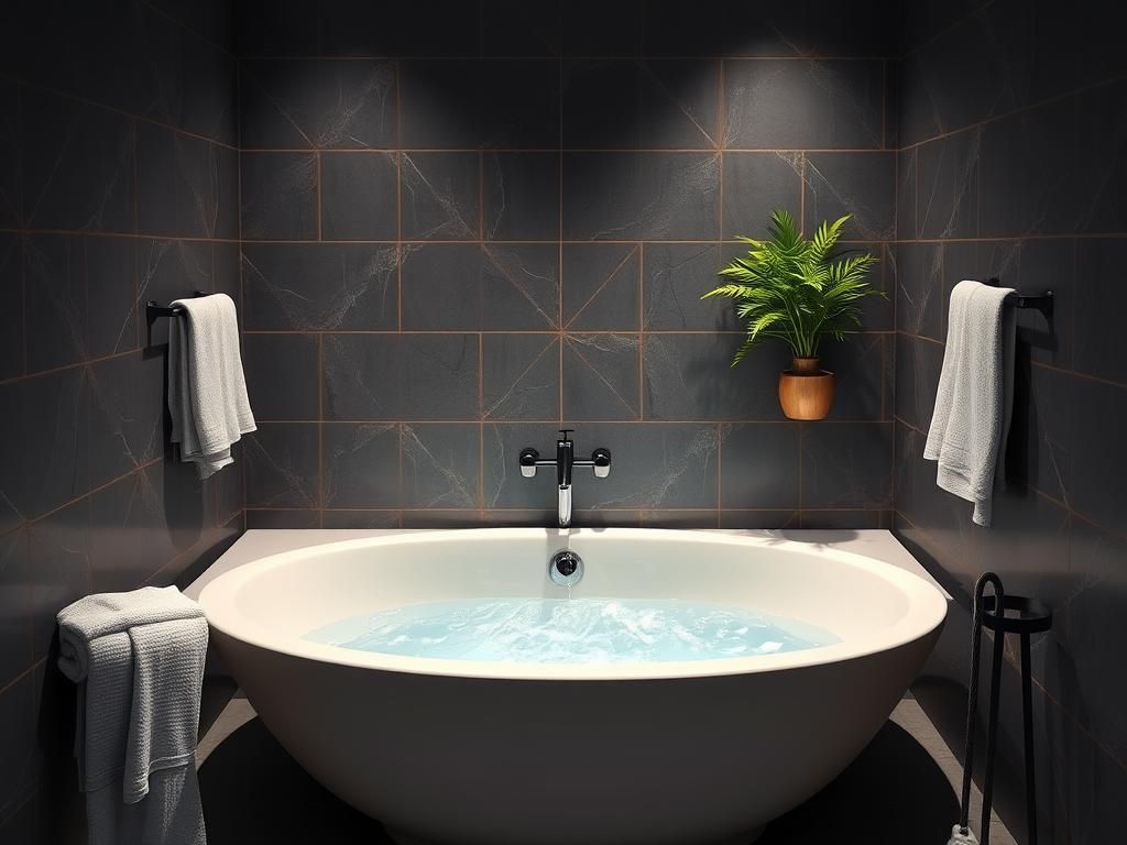 Questo puoi farlo: riattaccare una piastrella del bagno staccata con adesivo specifico