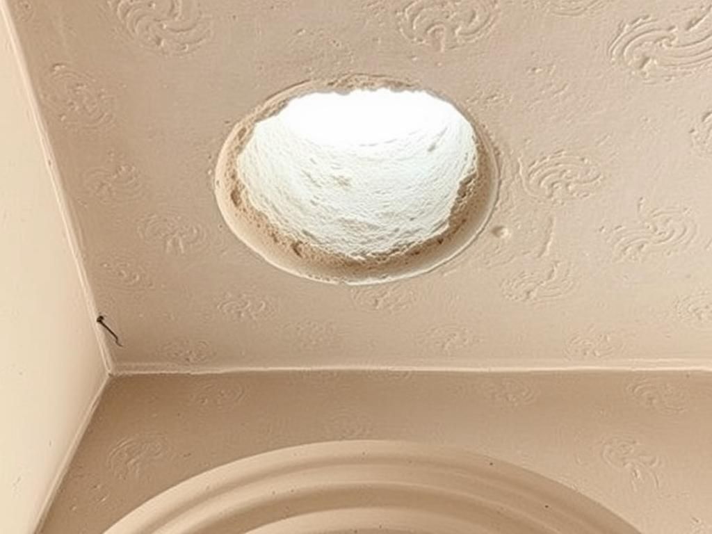 Questo puoi farlo: riparare una crepa nel soffitto con nastro e stucco