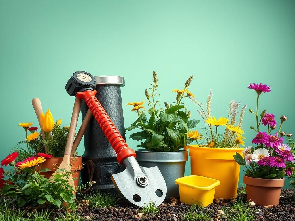Questo puoi farlo: separare strumenti per auto da quelli per giardinaggio con contenitori colorati